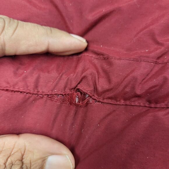 Patagonia Burgundy Ski Snowboarding Puffy Parka Vintage Jacket Size L - Picture 12 of 16